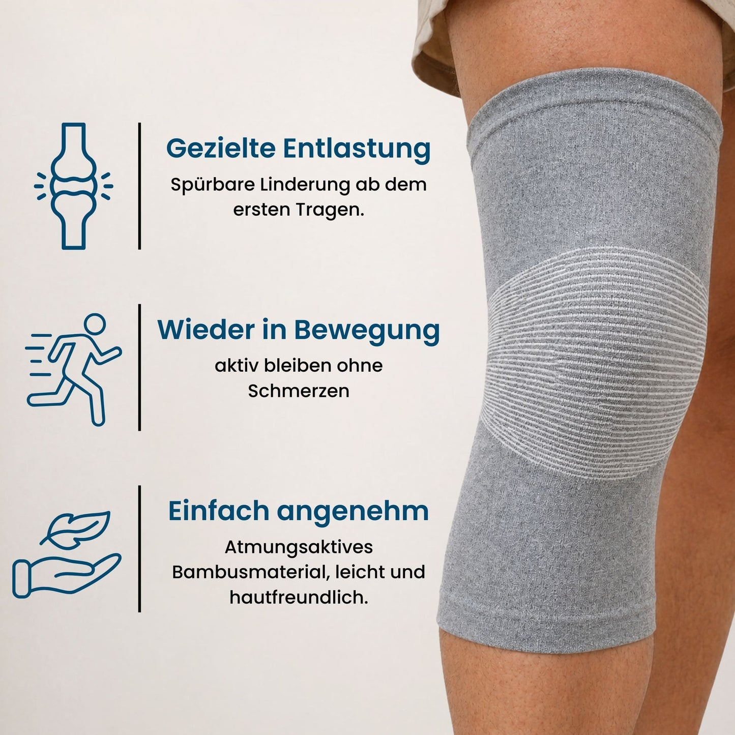 Bambus-Kniebandage